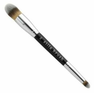 STILA NWT 33 Double Ended One Step Complexion Brush BLACK